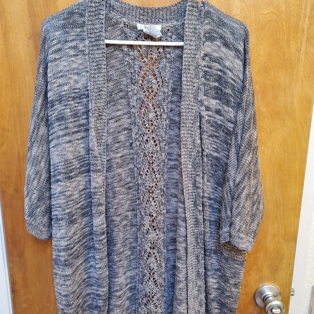 Open Front Knit Sweater